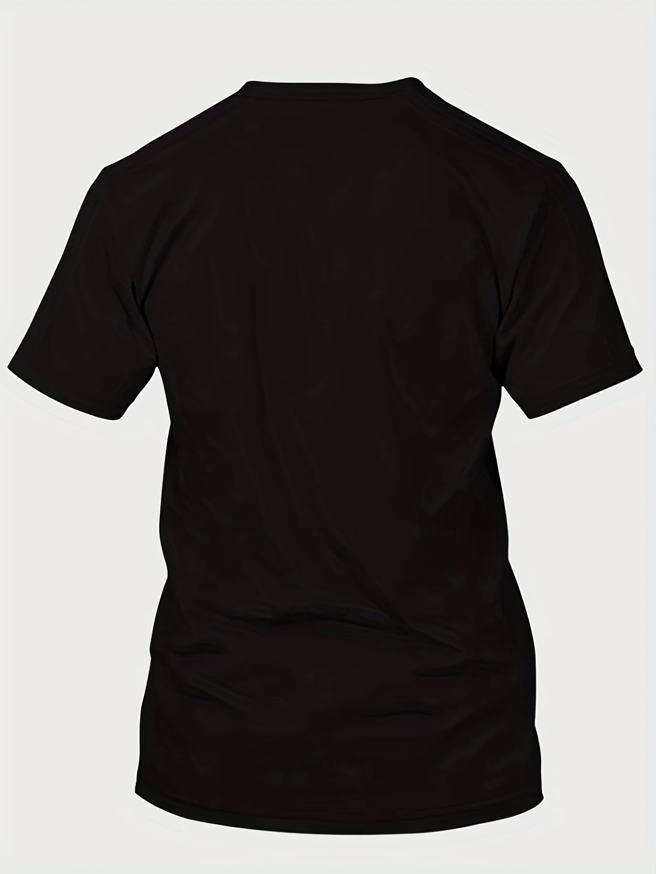 Summer men\'s 100% cotton casual loose fit large A letter print round neck short sleeved T-shirt top