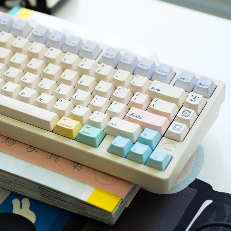 FBB Keycaps 2100 PBT لوحة المفاتيح الميكانيكية المخصصة Keycap MX مفاتيح الكمبيوتر المحمول سطح المكتب جهاز كمبيوتر شخصي مكتب الملحقات