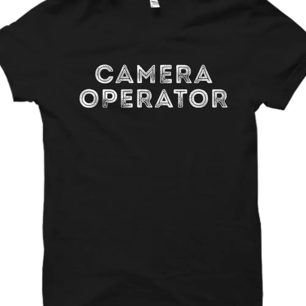 Camera Operator T Shirt Filmmaker Videographer Cinematography