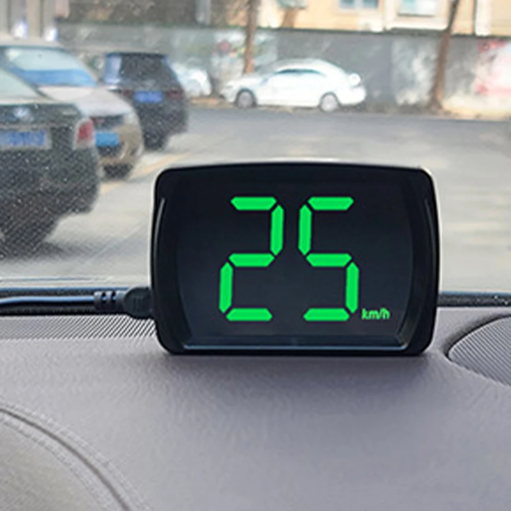 

Car HUD Speedometer Digital GPS Meter Universal Auto Display Smart LCD Monitor with MPH Reminder for All Vehicle Types