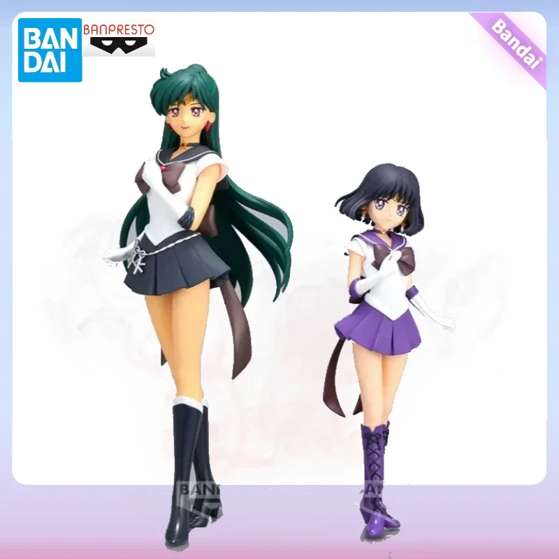 In Stock BB Bandai Original Banpresto Sailor Moon Action Figures Glitter＆Glamours Sailor Saturn Pluto PVC Model Toys Girls Gifts