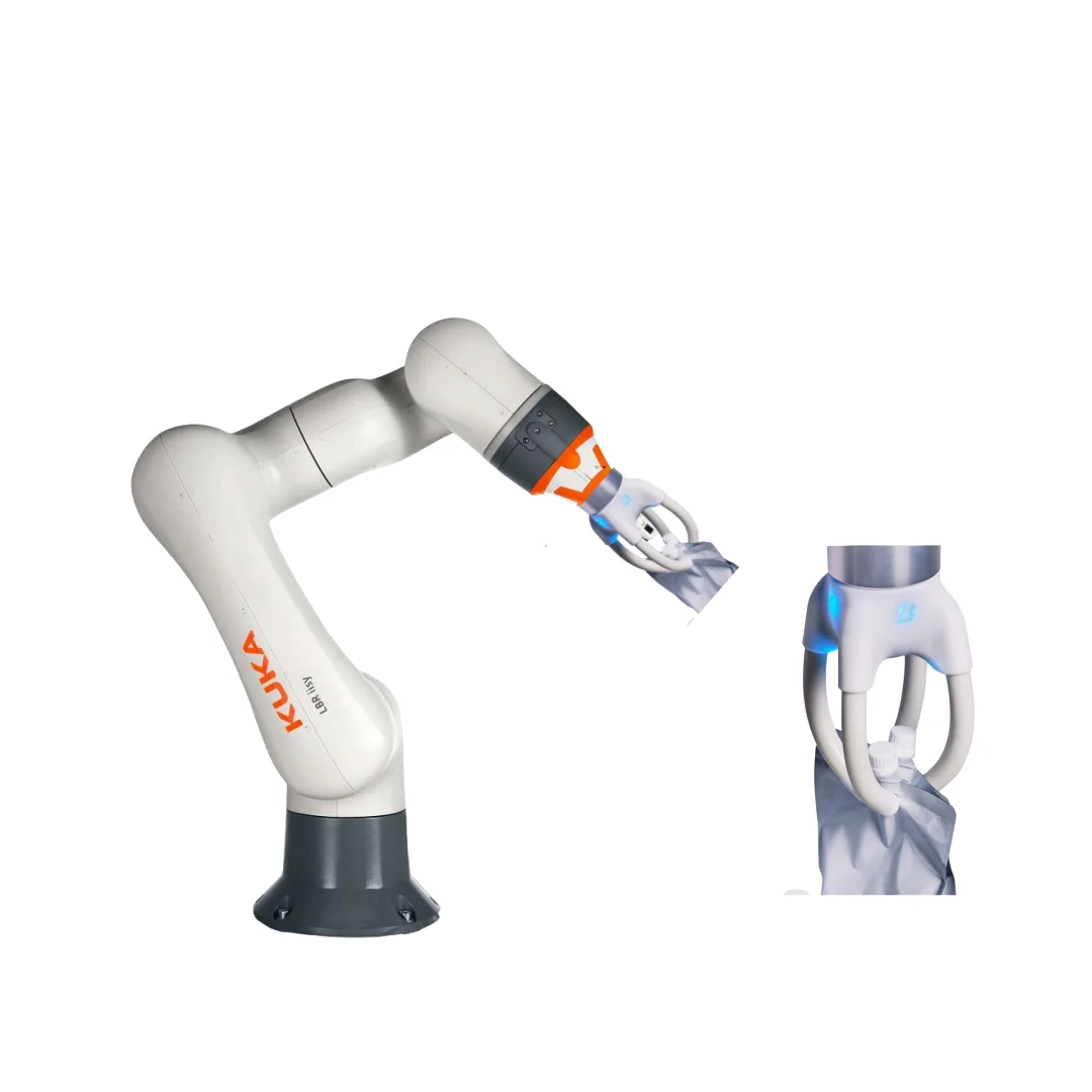 KUKA LBR iisy 3 R760 Payload 6kg Collaborative Robot With Softrobotics Ventures Gripper As Handling Cobot Robot