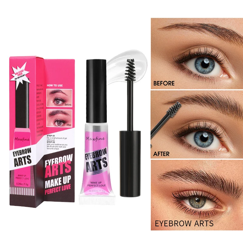 Long-lasting Eyebrow setting liquid Waterproof Quick-dry Hose Natural Eyebrow Gel 3D Wild Eyebrow Glue Professional Cosmetic