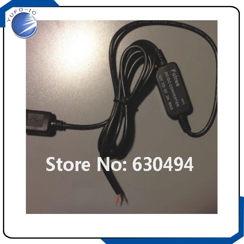 شحن مجاني 12 فولت إلى 5 فولت 3A 15 واط USB DC-DC محول فرق الجهد تنحى وحدة إمدادات الطاقة الوحدة الأصلية
