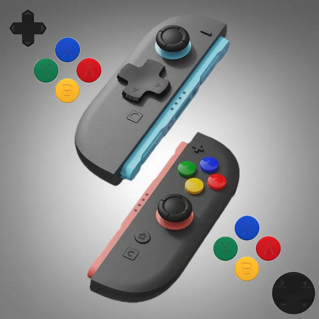 D-Pad Button Cap Set For Switch 2 Joy-Con Controller Directional & A/B/X/Y Button Cover For Switch2 Button Cover