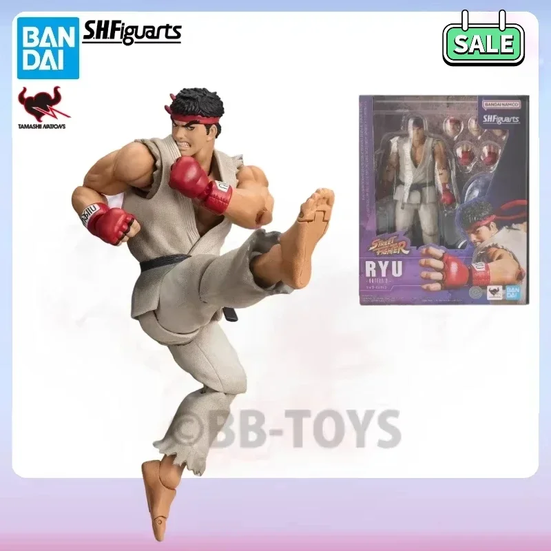 In Stock BB Original Bandai S.H.Figuarts SHF Street Fighter Ryu Outfit 2 Action Figure Toys Collection Model Gifts