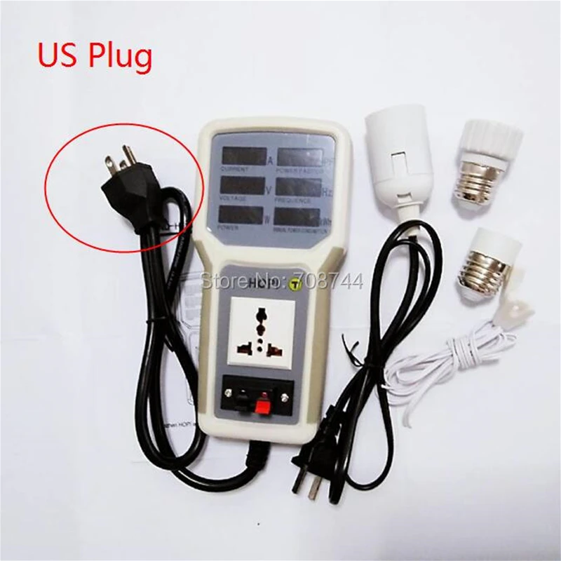 HP-9800 Handheld Power Monitor Energy Meter Analyzer HP9800 20A LED Saving Lamps Tester EU/AU/UK/US Plug Socket Power Meter