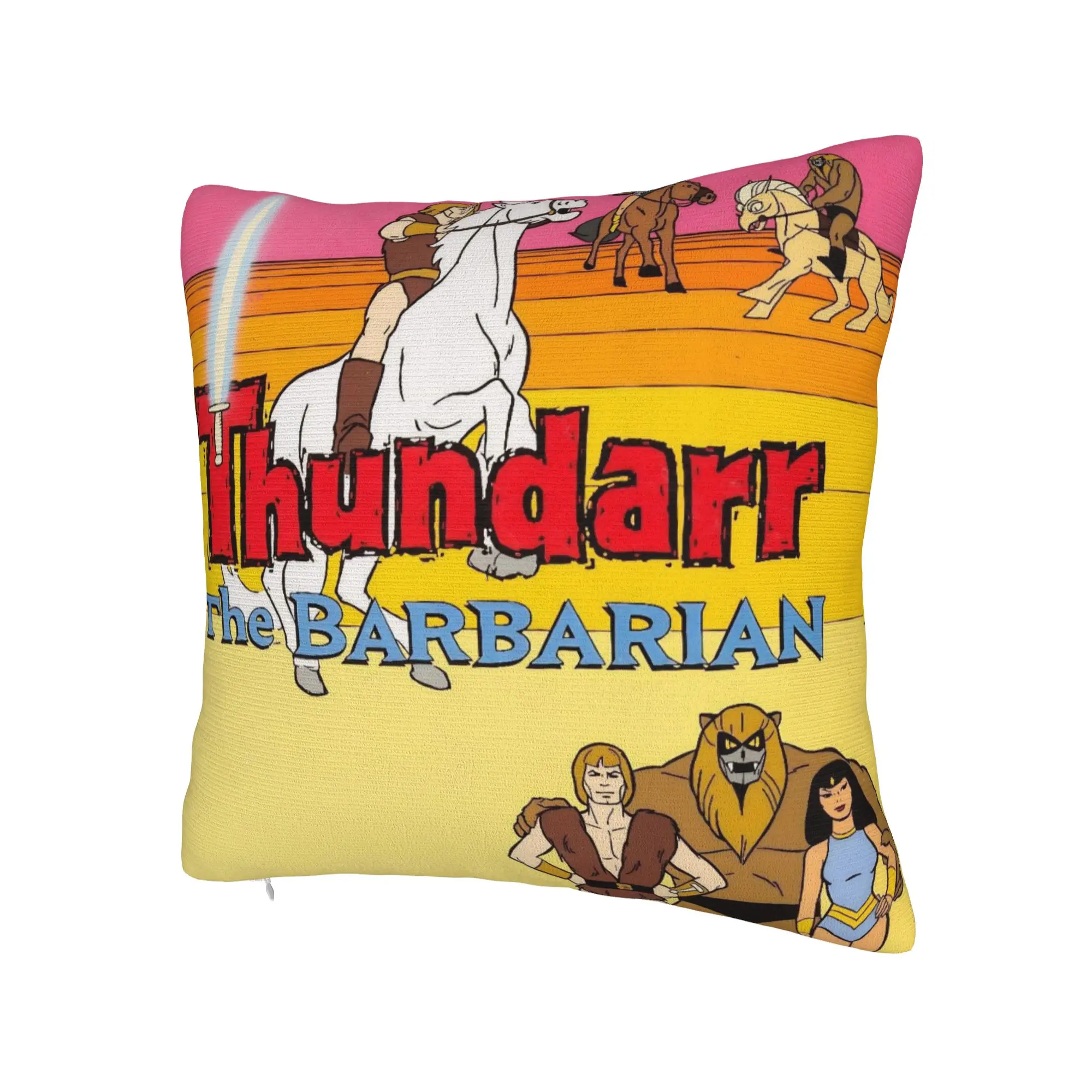Decorative Pillowcase Thundarr The Barbarian Accessories Seat  Throw Pillow Case Cover Square Multi-Size