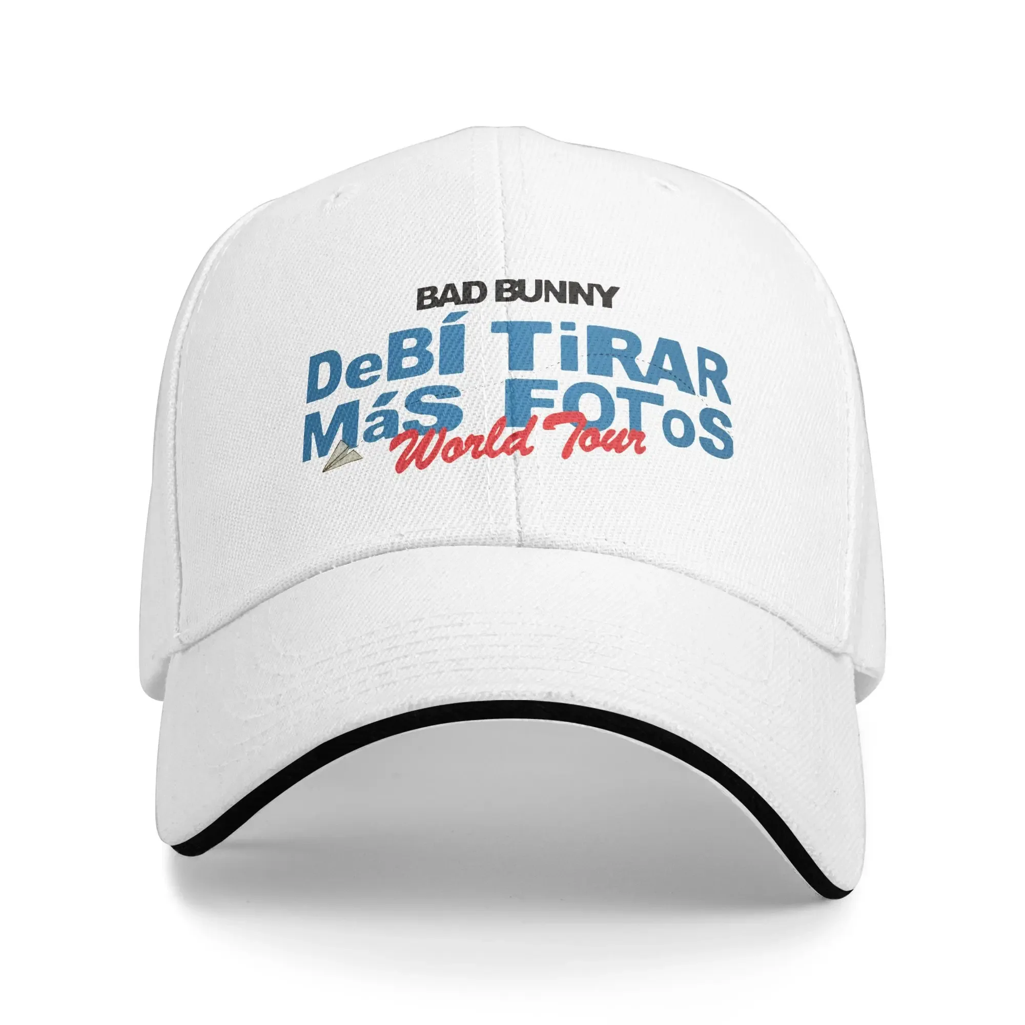 Casual DTMF bads bunnys World Tour 2025 Baseball Caps Unisex Style Snapback Cap  Outdoor All Seasons Adjustable Sun Caps