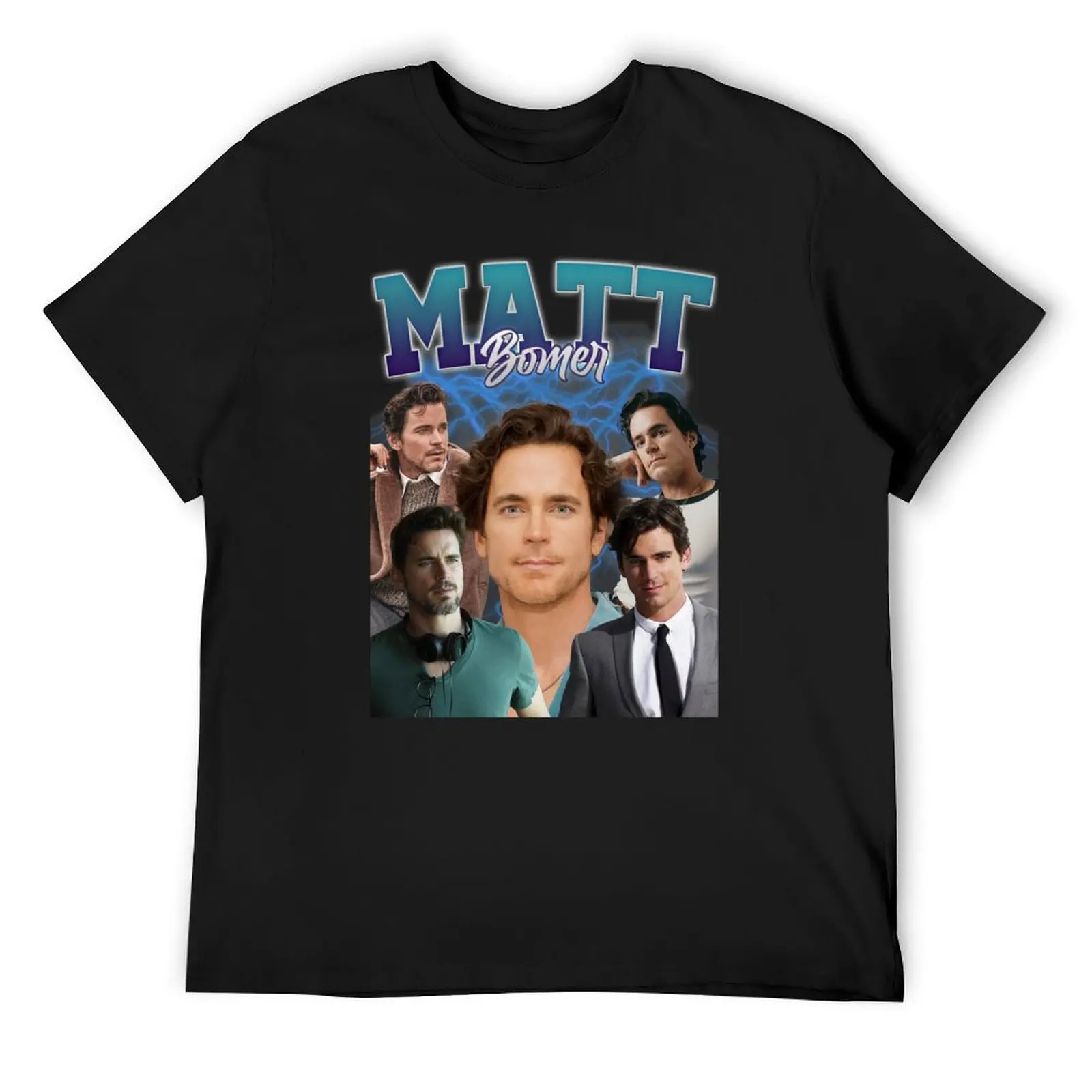 

Matt Bomer Retro Style T-Shirt customizeds aesthetic clothes plus size men clothing