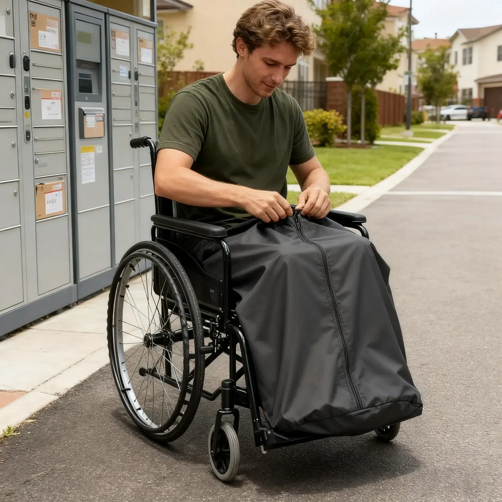 Lap Blankets for Elderly Wheelchair Warm Fleece Lined Recliner Cover Leg Wheelchair Fleece Blanket for Women Men Senior Elderly