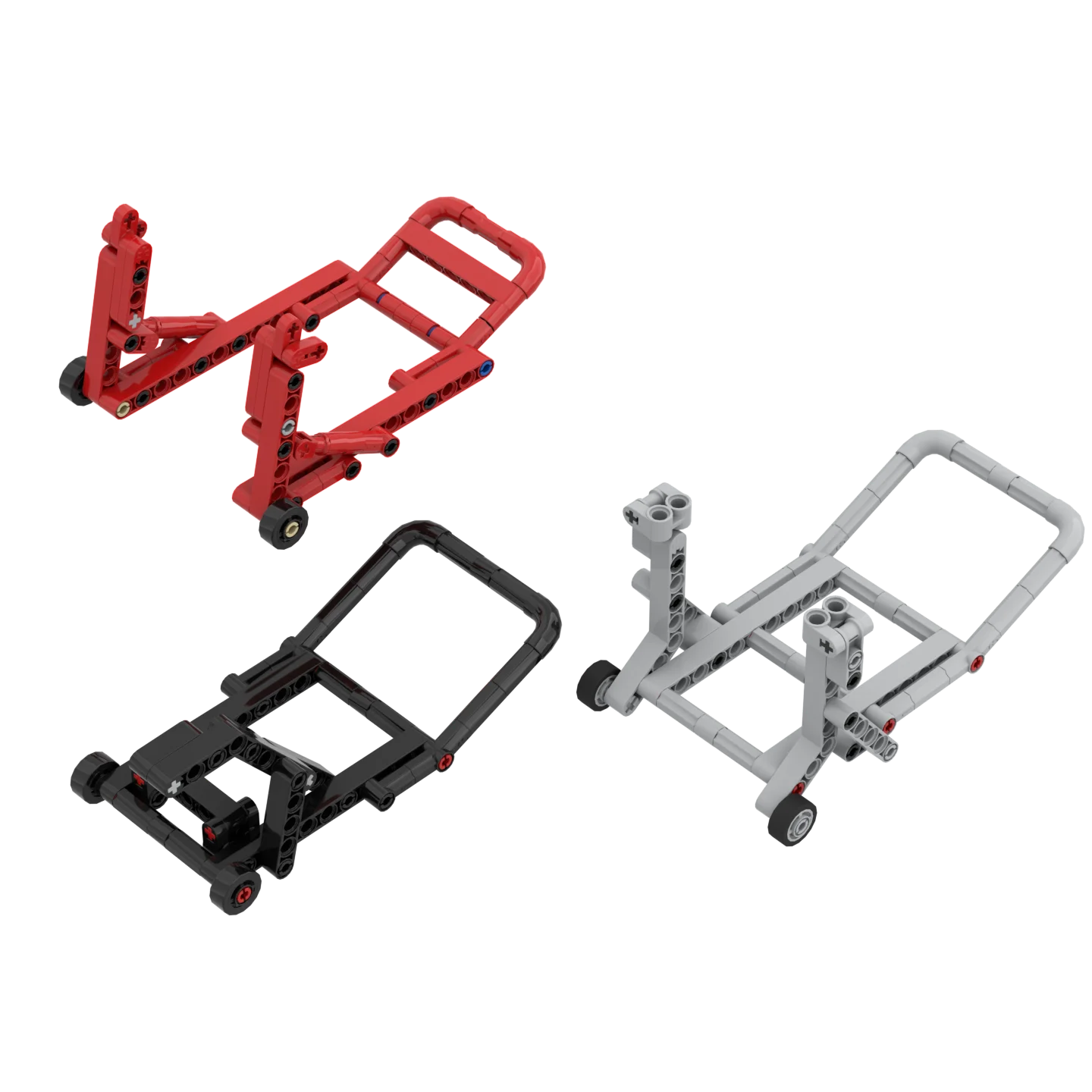 

Building Block Motorcycle Stand Bracket Placement Display Suitable for 1:8 Motorcycle MOC Small Particle DIY toys