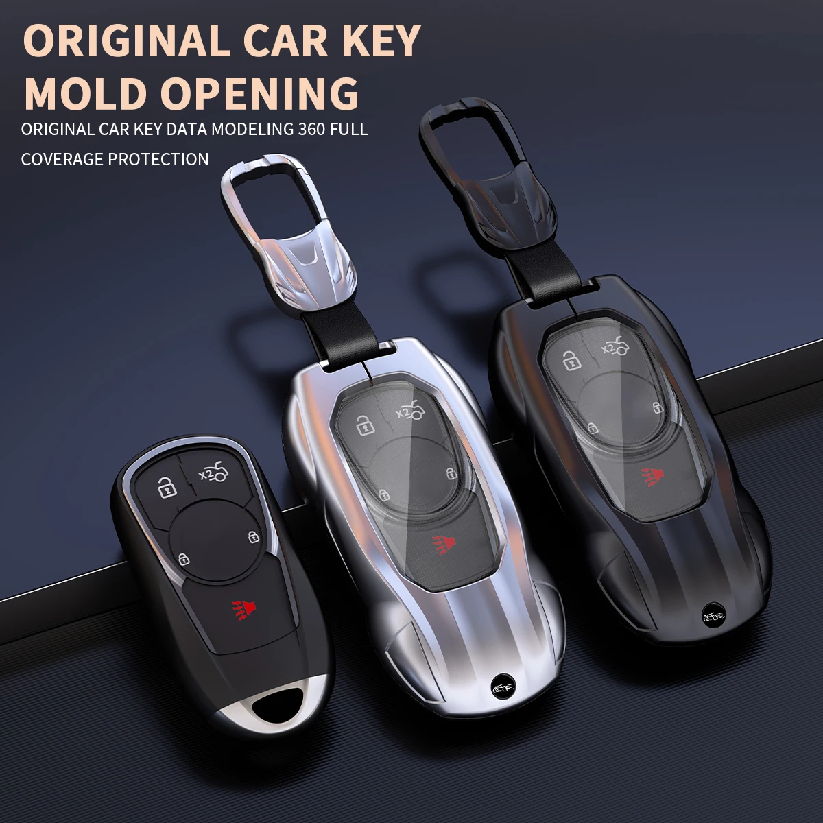 Zinc Alloy Car Key Case Cover for Buick Encore Envision Excelle Lacrosse Regal Verano GX GL6 GS 20T 28T Opel Astra K Accessories