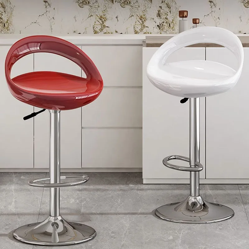 

Metal Gaming Bar Stools Swivel Bedroom Counter Computer Vanity Party Dining Chairs Designer Swivel Banqueta Garden Furniture