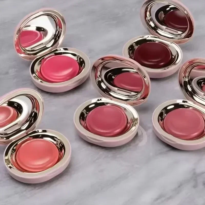 New Fashion ROSE BEAUTY Polvere fissante con fard liquido a specchio Idratante Smalto labbra impermeabile a doppio uso Rouge Trucco liscio