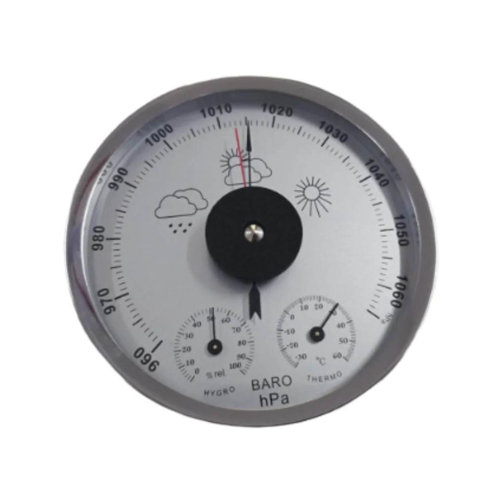 Hygrometer Thermometer Barometer for Continuous Monitoring of Indoor Outdoor Air Conditions Supporting Informed Decision Making