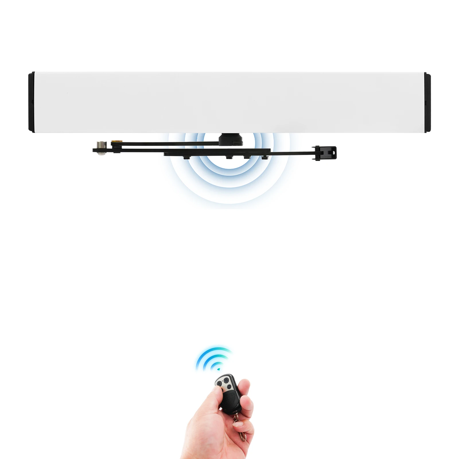 

Автоматический привод для распашных ворот мощностью 65 Вт с пультами дистанционного управления, панелью управления и переключателями для оператора ворот