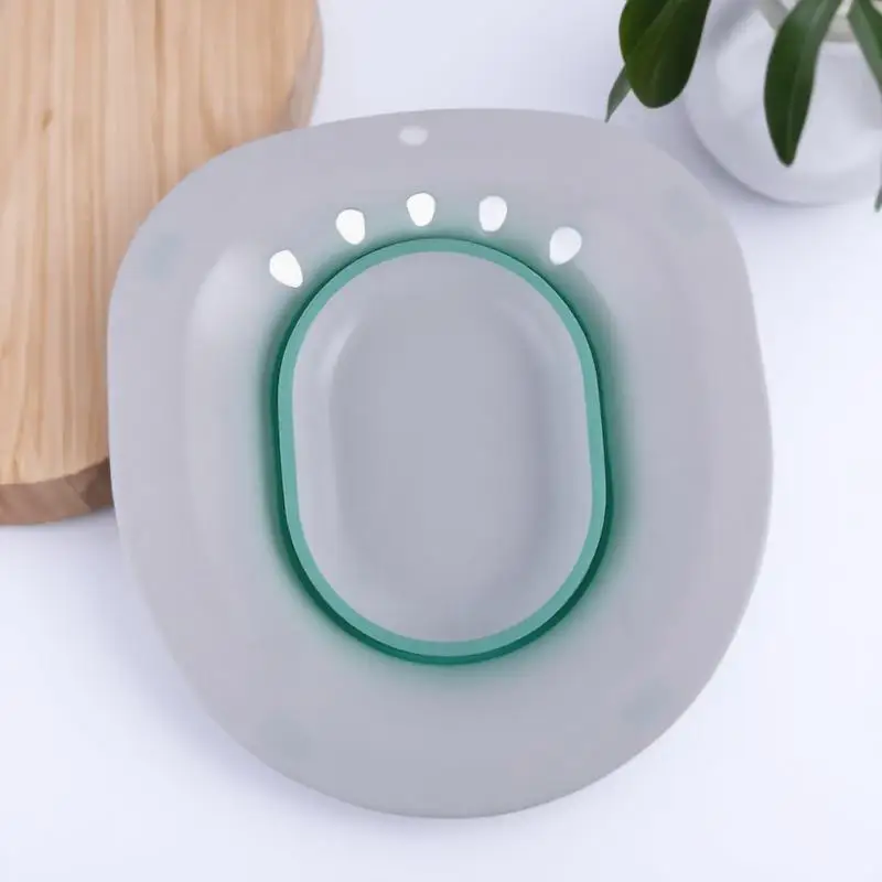 حوض استحمام Sitz قابل للطي لمرحاض الأمهات البالغات والنساء الحوامل غسل قعادة الإناث المحمولة بيديت الورك