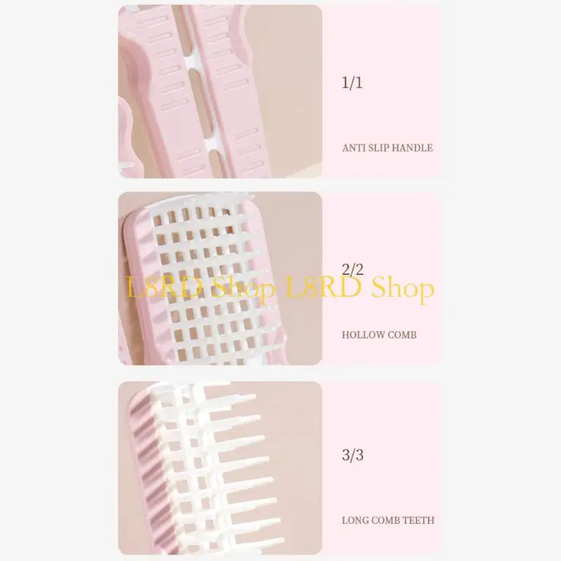 L8RD Defining Brush,Vented Curly Hair Brush for Detangling Shaping and Defining Curls on All Wet or Dry Hair Types
