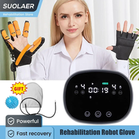 Hand Recovery Rehabilitation Robot Gloves for Stroke & Hemiplegia Cerebral Infarction Therapy Finger Exerciser Airbag Massage