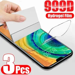 3PCS Hydrogel Film For Huawei Mate 50 40 30 20 10 Pro Screen Protector on For Huawei Mate 30 20 10 Lite 20X P Smart Z 2019 Film