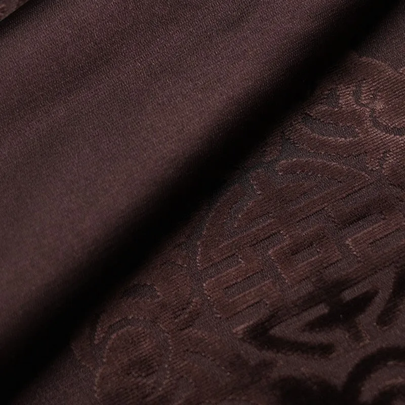 Handmade Zhangzhou satin jacquard fabric polyester fiber traditional pattern Chinese clothing cheongsam