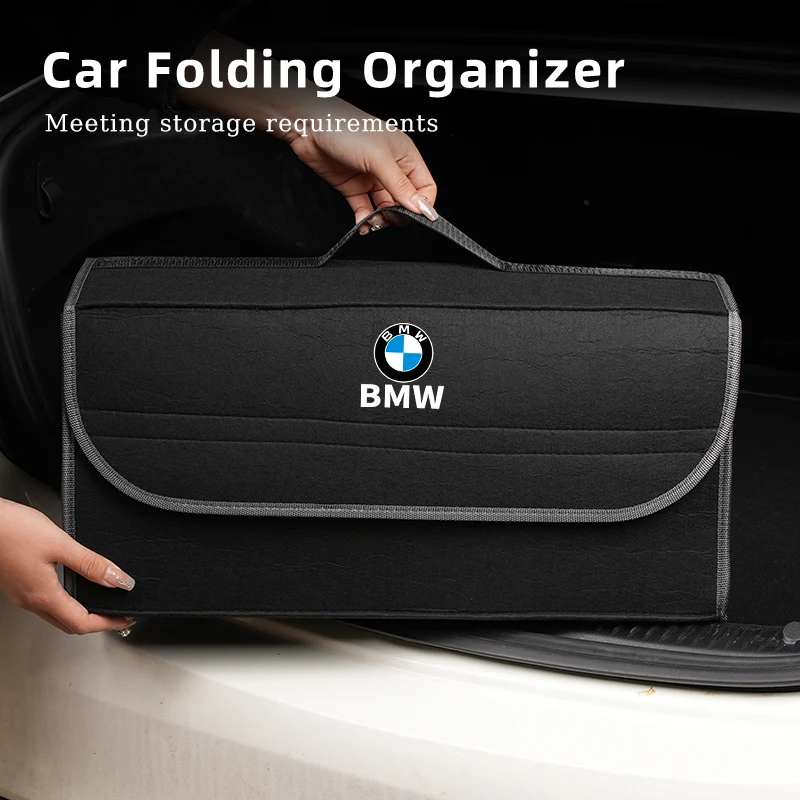 Car Travel Storage Bag Folding Organizer Box Trunk Tool Case For BMW Performance   F10 F40 E92 E91 G20 G30 G05 G06 G07 G11 G01