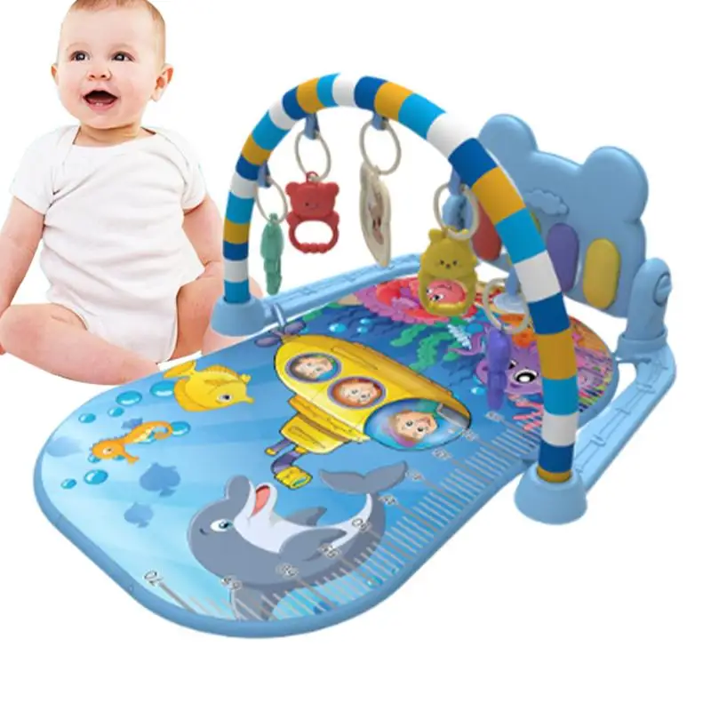 

Play Mat For Floor Children Cartoon Activity Gym Mat Multifunctional Gym Mat For Early Education Exercising Leg Strength Cute