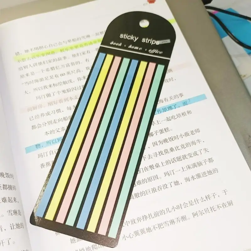  Translucent Sticky Notes Long Page-Markers Sticky Index Tabs for Bookmarks Books