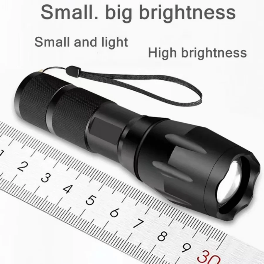 XML-T6 LED Portable Powerful Flashlight Waterproof Lantern Torch AAA 18650 Rechargeable Battery Camping Tactical Flash light