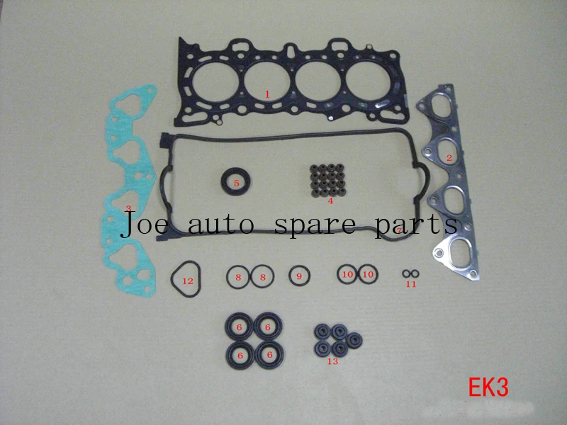 D16Y7 D14Z1 D15Z3 D16W1 Engine Full Gasket Set kit for Honda CR-V II/EDIX /STEPWAGON 1.4 1.5 1.6  00-2006 06110-P2A-030 52151000