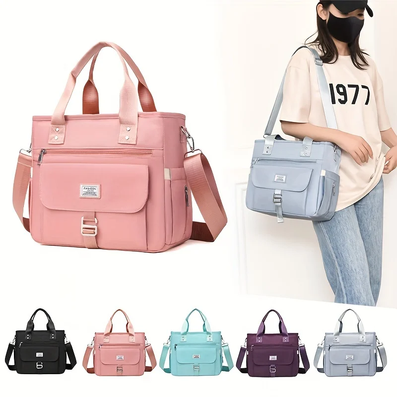 حقيبة غداء حرارية - حقيبة يد معزولة للتنقل والنزهة والسفر. حقيبة كتف أنيقة للاستخدام اليومي. اشتري الآن!