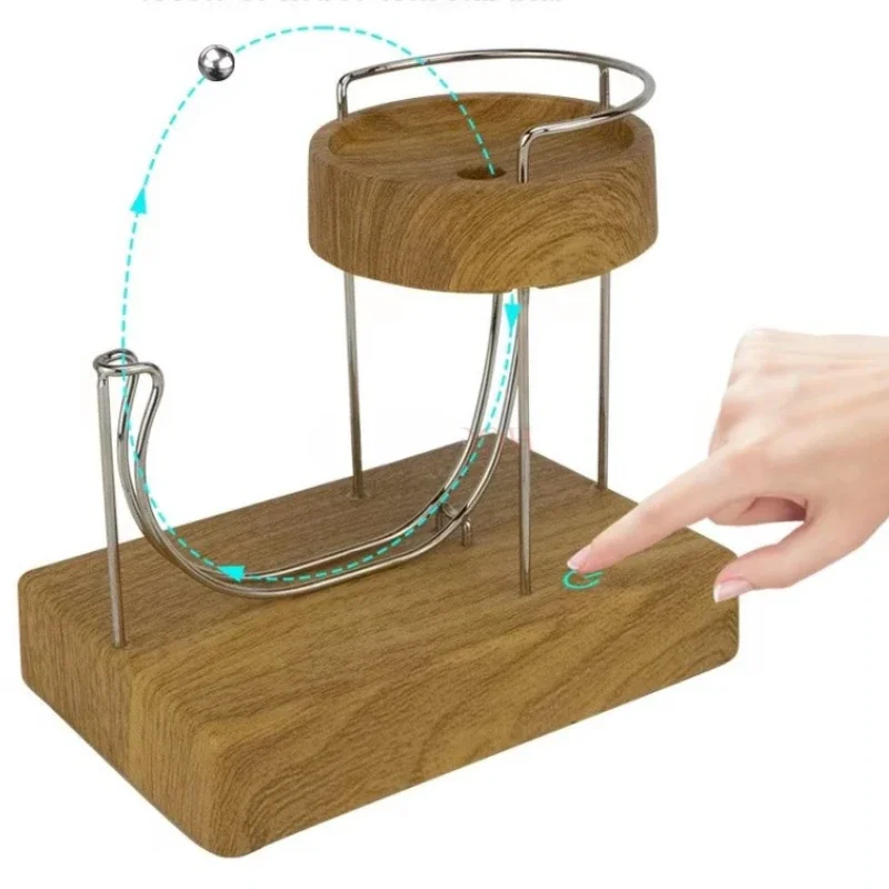 B-M Kinetic Art Perpetual Motion Machine, Perpetual Motion Machine,Desk Toys,Newtons Science Physics Gadgets, Perpetual Motion