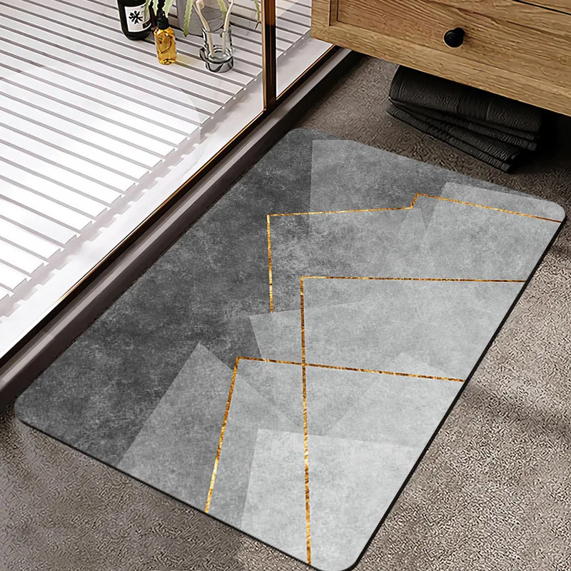 

Впитывающий коврик Batoom, силиконовый мягкий коврик Dendroid, противоскользящий дверной коврик, гигиенический коврик Qui Dry для домашнего использования, резиновый напольный коврик