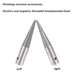 A Pair Taper Spindle Left & Right installed on 12.7mm Shaft for Buffing Polishing Wheels Bench Grinder Parts