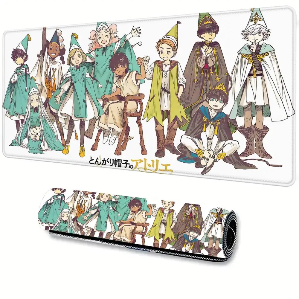 

1pc Anime Witch Hat A-Atelier Mousepad Non-slip Suitable For Office Computers Laptops E-sports Game Desk Mats XXL Keyboard