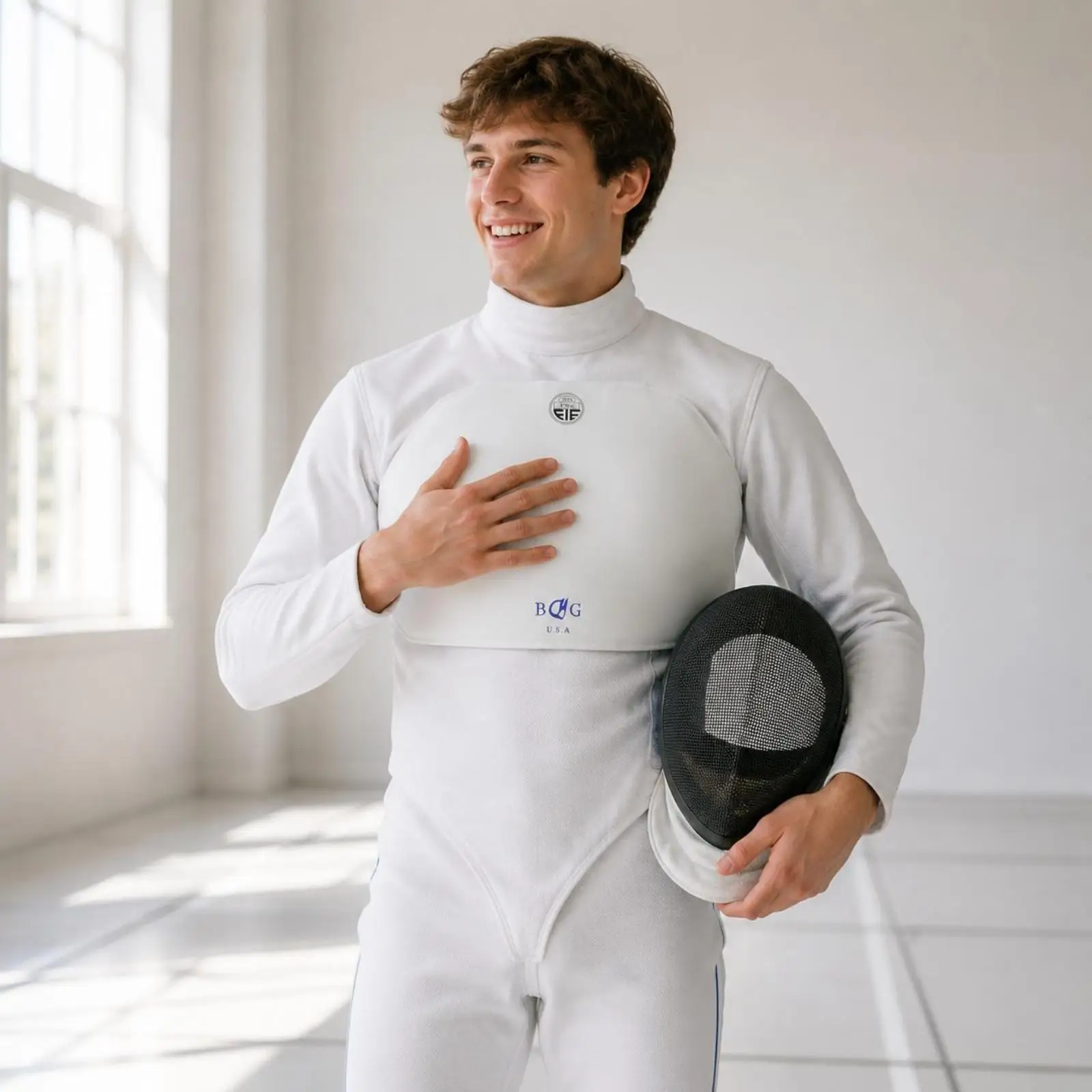 fencing-chest-guard-adjustable-sports-impact-shield-fencing-breastplate-for-adult-youth-training