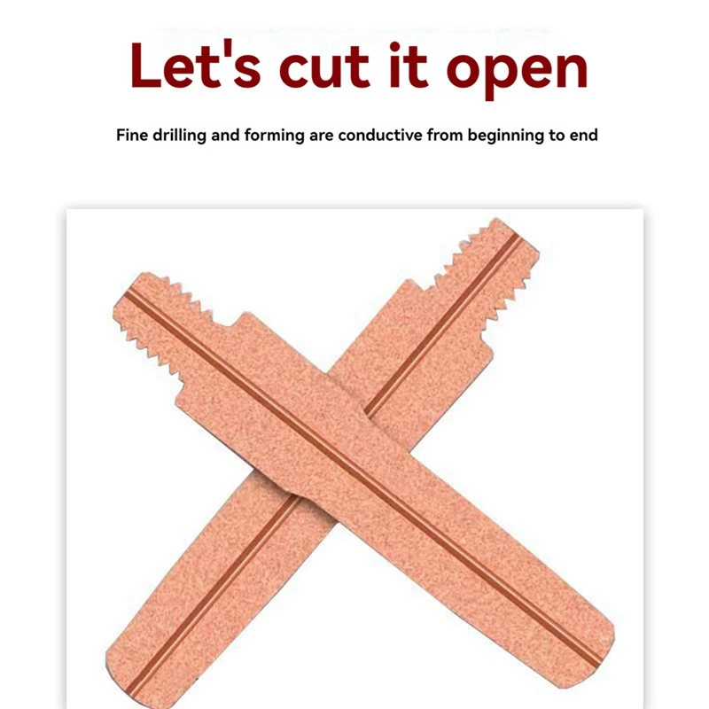 10PCS Coated Conductive Nozzle, Two-Way Welding Conductive Nozzle, No Wire Blocking And No Welding Slag 8.8X45x1.2