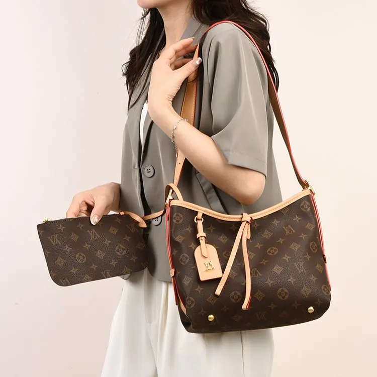 

Classic Designer Shopper Tote Diaper Bag For Women Luxury Large Capacity Elegant Leather Crossbody Handbag For Daily Errands