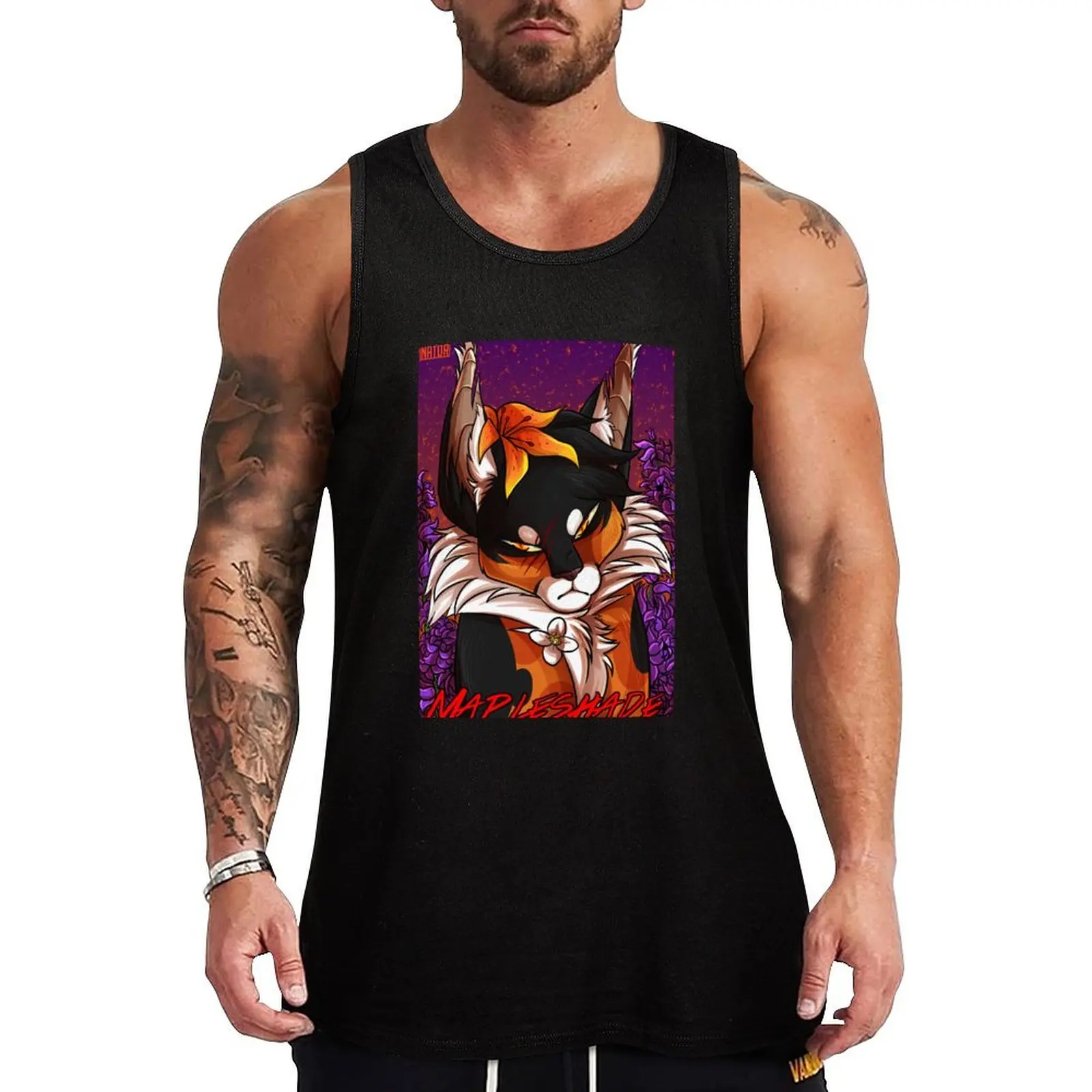 

Mapleshade Portrait Tank Top Workout Athletic Tank Top Breathable Sleeveless Wear