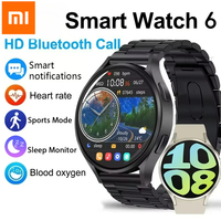 Xiaomi 2025 New Watch 6 Smart Watch Bluetooth Call Health Monitoring Alarm Clock Fashion Sports Watch