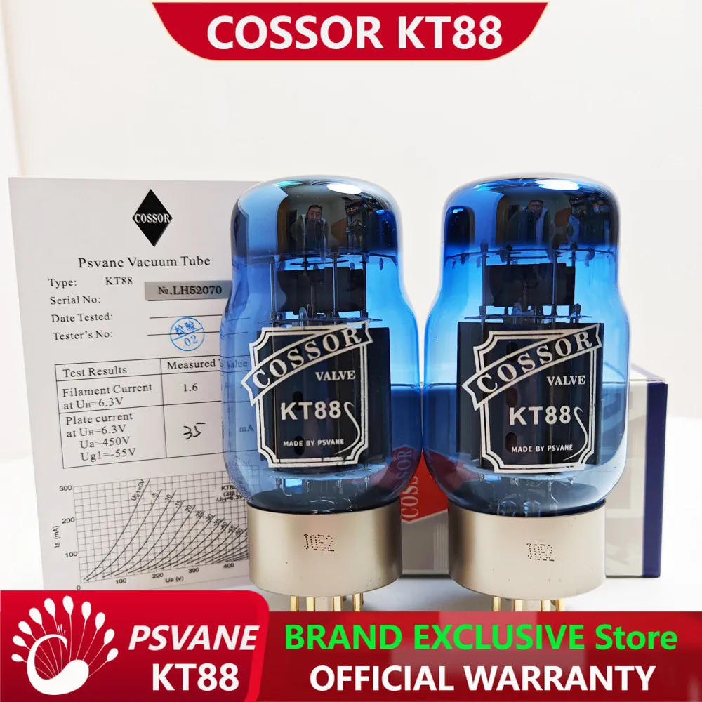 PSVANE COSSOR Blaue KT88 Vakuumröhre als Ersatz für 6550 bei HiFi-Röhrenverstärkern zur Aufrüstung des Röhrenverstärkers