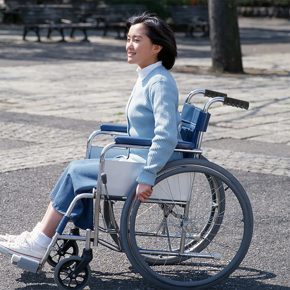 

2Pcs Trolley Handle Wraps Universal Fit Anti-Slip PVC Cart Handle Grips Comfortable Ergonomic Design for Wheelchair Grocery Cart