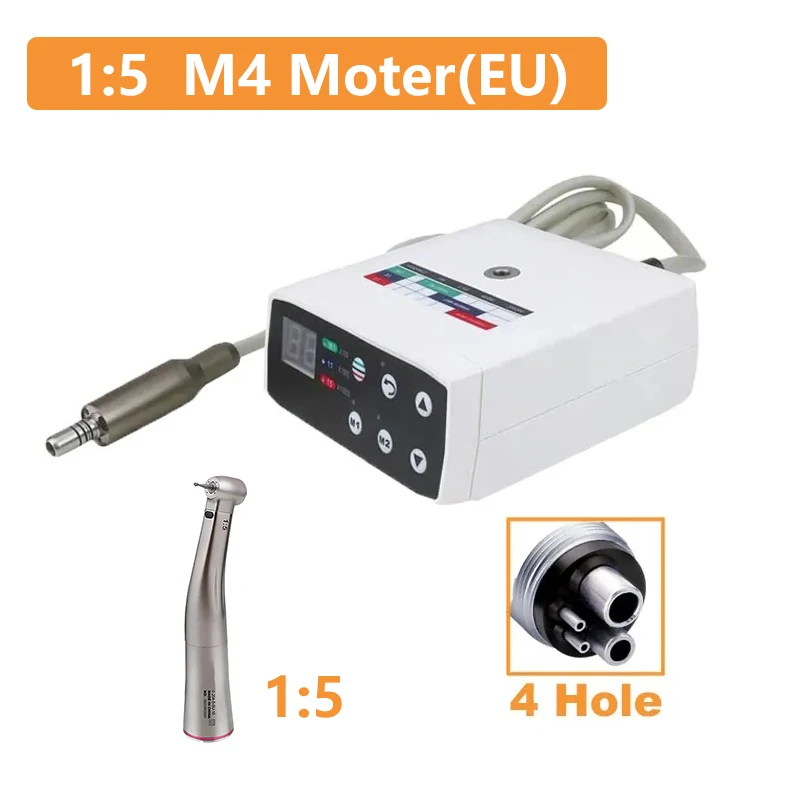 EYY Tandheelkundige Klinische Borstelloze Elektrische Motor 1-1/1-5 Glasvezel LED Contra Hoek Tandarts Micromotor E-generator Tanden Polijstmachine
