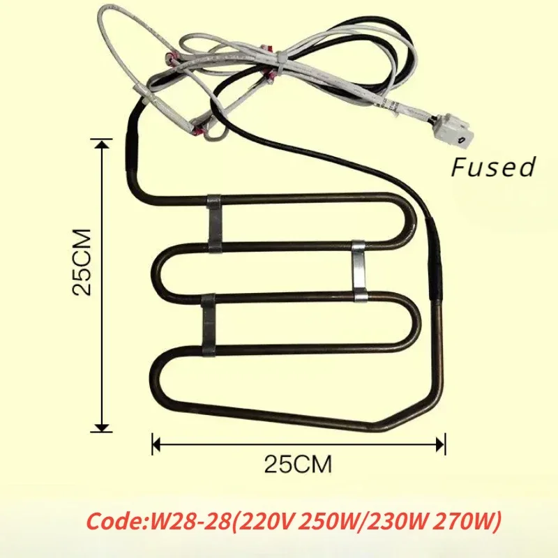 WG28-28 Heater Hose for Homa Refrigerator Frost Heater Accessories (220V 250W/230W 270W)