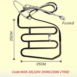 WG28-28 Heater Hose for Homa Refrigerator Frost Heater Accessories (220V 250W/230W 270W)