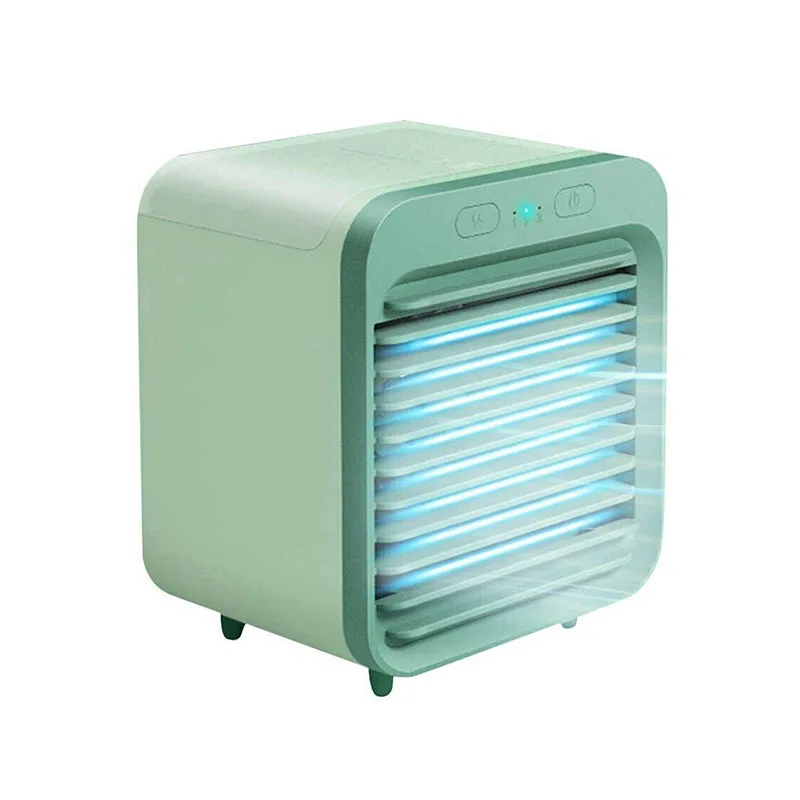 

Mini USB Air Conditioner Cooler Plastic Desktop Fan for Home Office Spray Cooling Humidifying Three Wind Speed
