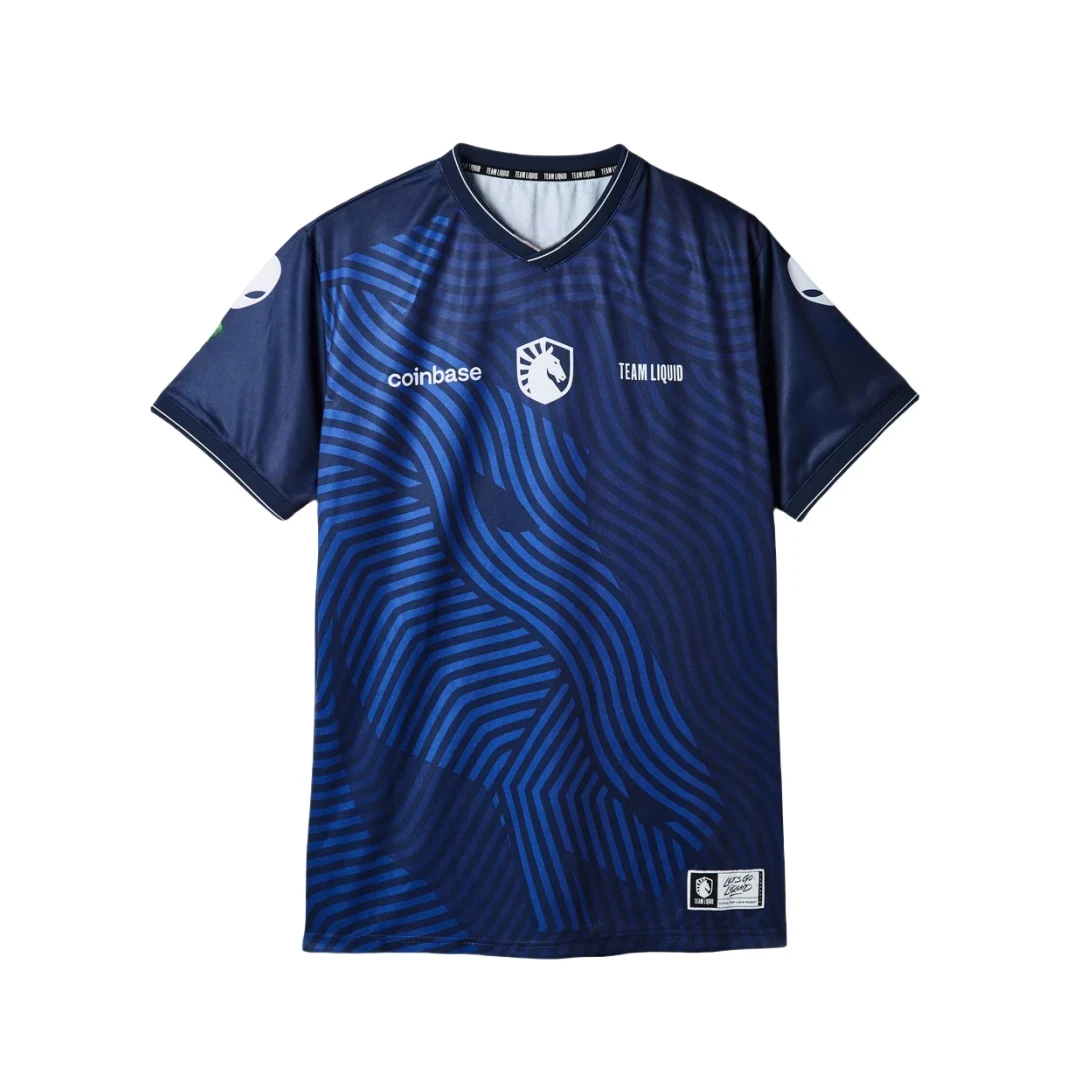 2024 Team LIQUID OFFICIAL PRIDE JERSEY NAVY White Uniform LOL CSGO2 Valorant T-Shirt Oversized Tops