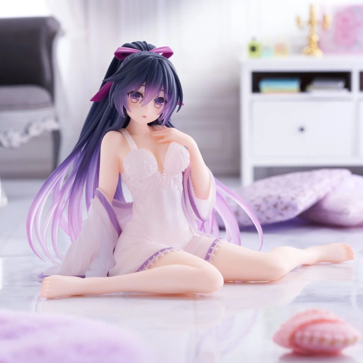 TAiTO  Desktop Cute DATE ALIVE IV Yatogami Tohka Nightwear Ver. Anime Figure Action Figure Model Decoration Collection Toys