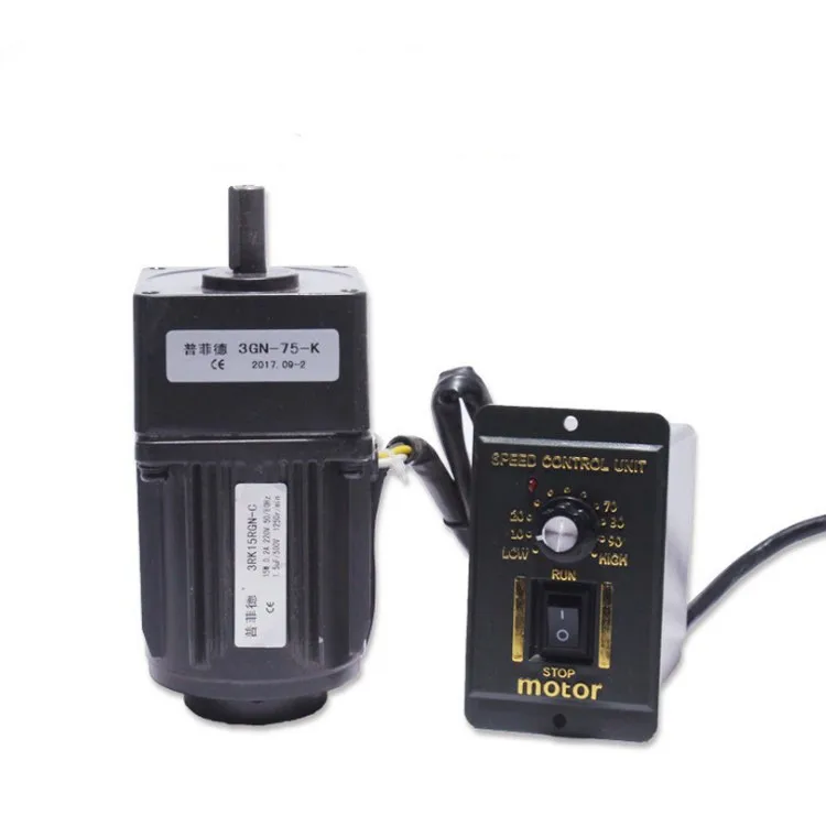 90ST-M04025 Single-phase AC Servo Motor (4 N·m, 1000 W, 2500 RPM, 220 V) suitable for sewing machines.